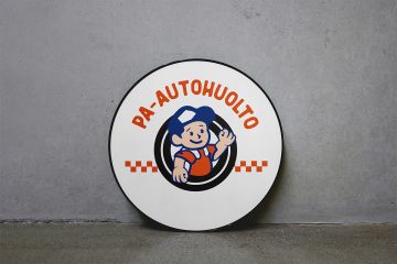 Circle Sign Mockup