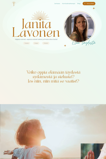 janitalavonen.fi kotisivujen suunnittelu