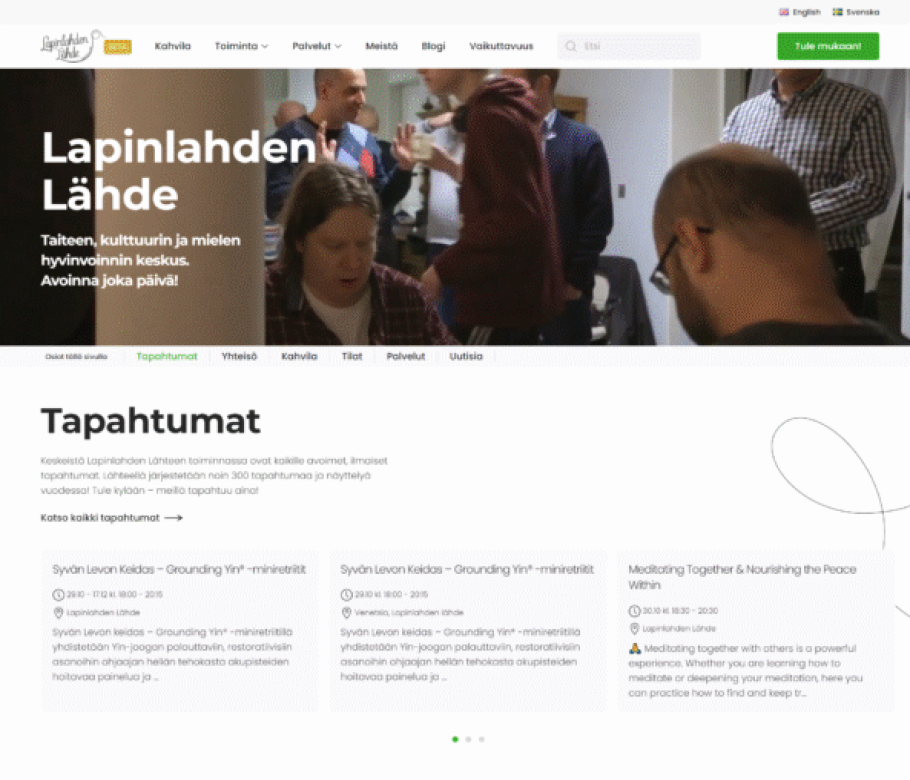 Kulttuuri ja hyvinvointikeskus Lapinlahden Lähde